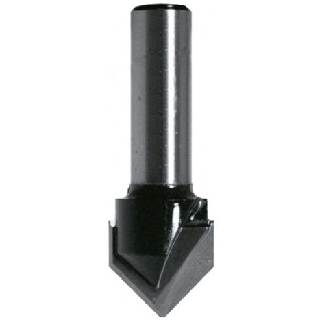 Bohrer mit 'V'-Nut 90° HM - Durchm. 14 mm - L.U. 13 mm - Q. 8 mm - LEMAN - 4298.714.00