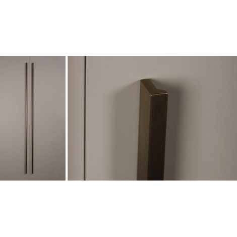 Tirador Angle 0077 Metal - Marron metal / C416L500mm