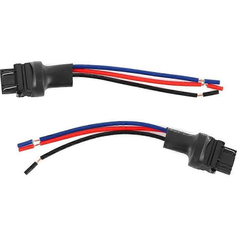 Lot de 2 connecteurs mâles 3157 pour douille d'ampoule de voiture, adaptateur pour clignotant. (1/4)