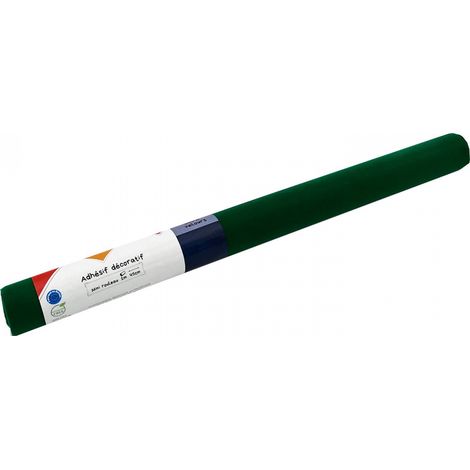 Adhésif Effet Velours Vert 45cm x 1m