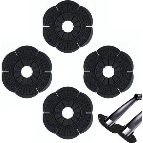 protectores para el orificio del brazo del limpiaparabrisas, multiusos, para coches, furgonetas, autocaravanas y limpiaparabrisas (negro). (1/3)