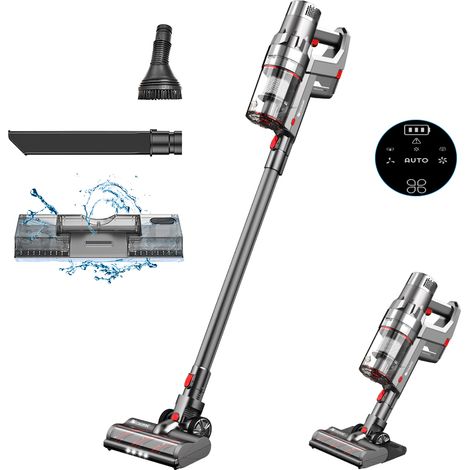 PROSCENIC P11 - Aspirateur balai sans fil multifonctions 4 en 1 - 30000 Pa - Autonomie 55 min - Fonction de lavage - Ecran Tactile (1/5)