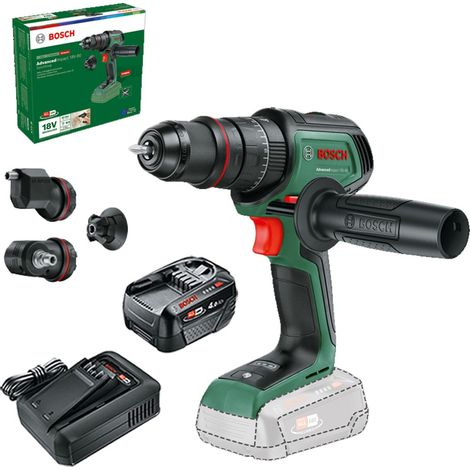 Bosch 06039E2103 18v Combi Drill AdvancedImpact 4 QuickSnap Chuck + 4AH Battery (1/5)