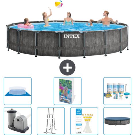 Intex Piscine Prism Frame Ronde - 549x122 cm - 8-pièces  S599