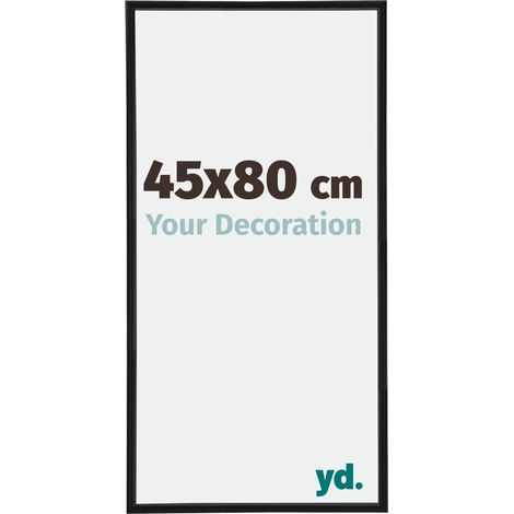 yd. - Cadre photo 45x80 - Noir Mat - Plastique - Annecy