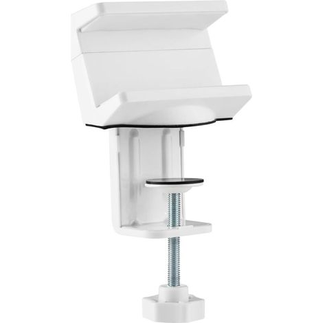 Pince de table pour multiprise - Support de table, pour multiprises ou hubs USB de 50 à 70 mm de large, support de bureau, coussinets de protection en silicone, support pour multiprise