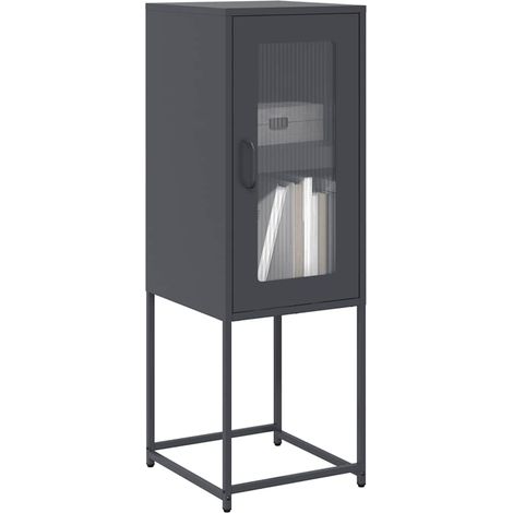 Sideboard Anthrazit 36x39x107 cm Kaltgewalzter Stahl