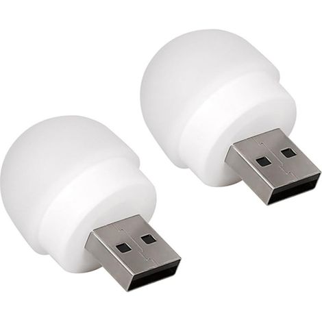 Veilleuse USB LED 1w Blanche en Plastique Abs 5v1a (1/5)