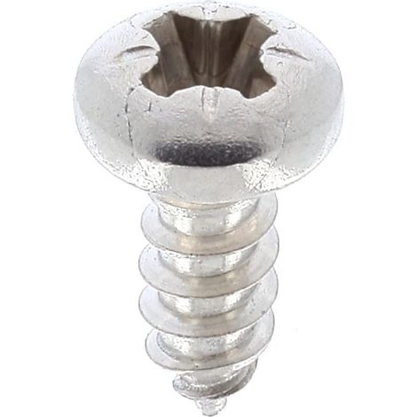 Vis à Tôle - Tête Cylindrique Bombée Pozidrive - Inox - Standard DIN 7981 - Fixation Carrosserie - Réf. 7025 - Sachet de 30 (1/4)