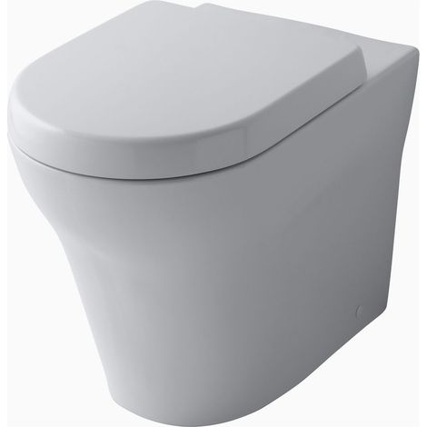 TOTO MH Tiefspül-Stand-WC, randlos, Back-to-Wall, Tornado Flush-Düsenspülung, Keramik Cefiontect, Weiß (1/3)