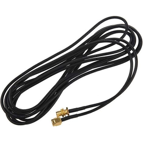 Routeur WiFi avec câble d'extension d'antenne RP-SMA, connexion WAN, adaptateur pour modem, longueur flexible, compatible box internet, performance réseau optimale (1/5)