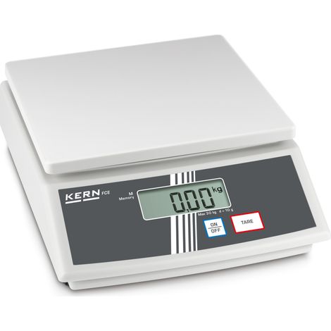 Kern Tischwaage FCE 3K1N+C kalibriert, Wägebereich 3000 g, Ablesbarkeit 1 g (1/4)
