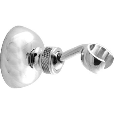 Support De Douche - Laiton Chromé - Style Vintage - Pour Installation Murale - 1 Pièce (1/4)