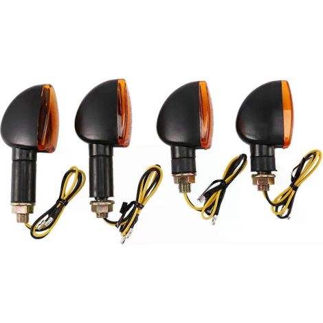 Clignotant universel 12 V pour moto, avant et arrière, à halogène, compatible Honda et Suzuki. (1/5)