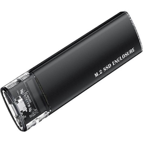 M.2 NVMe SATA SSD-Gehäuse, mobile Festplattenbox für 2242/2260/2280 (1/5)