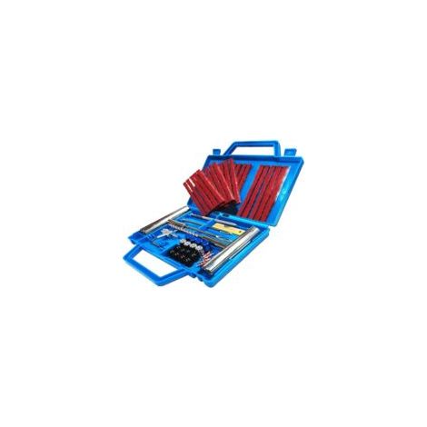 53-teiliges Reifenreparaturset, tragbares Autoreifenreparaturset, Autoreifen-Reparaturset, Reifenreparaturset für Autos, Motorräder, ATVs, Traktoren, SUVs, Jeeps.