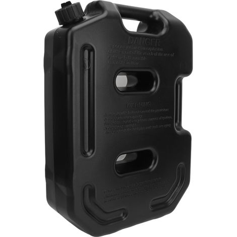 Bidon de carburant 10L Réservoir d'essence Antichoc Secours Universel pour Moto Tout-Terrain SUV ATV Sans Support (1/5)