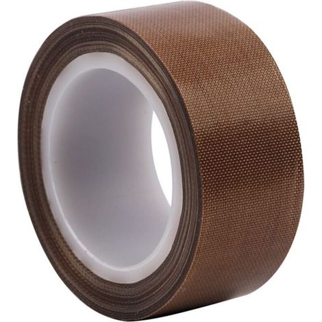 Teflonband (3/4 Zoll x 33 Fuß x 0,18 mm) PTFE-Band für Vakuumiergeräte, manuelle Impulsschweißgeräte, PTFE-beschichtetes Glasfaserband