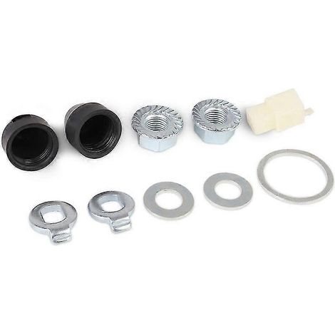 Écrou de blocage/rondelle de blocage/entretoise/cache-écrou M14 pour axe de moteur de moyeu de vélo électrique arrière avec axe de 12 mm (1/4)