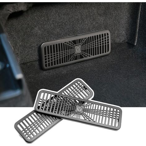 [2 pièces] Cache de ventilation pour Tesla Model Y Juniper 2025 2026, Protection des sorties d'air de climatisation des sièges arrière pour accessoires Model Y (1/5)
