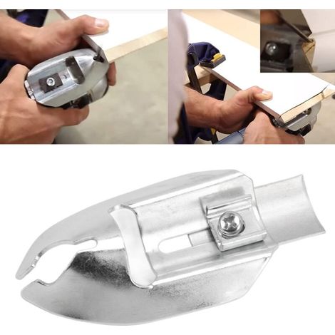Patron de Copiage pour Scie à Onglets - Accessoire Universel en Acier 124g/10.5cm - Augmente l'Efficacité du Travail du Bois