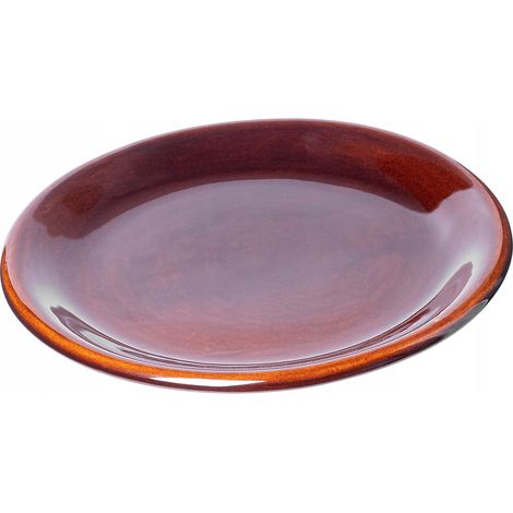 KADAX Teller aus Ton mit Keramikschicht, Speiseteller, Flach, 24 cm, 1 Stück (1/5)