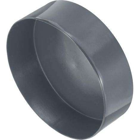 Embout Caoutchouc 180mm ID Gris Foncé 80mm Hauteur Embouts de Tuyau Ronds en Vinyle, en Plastique, pour Tubes, Clôtures, Poteaux, Meubles, Rampes (1/5)
