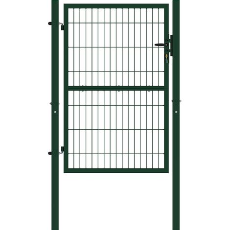 Portillon en grillage 1m RAZO H.140cm vert (1/5)