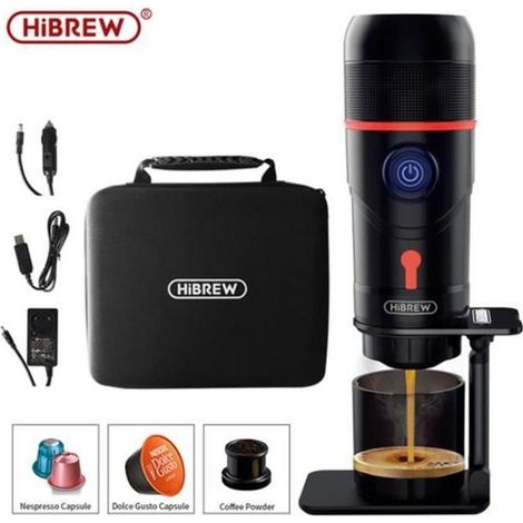 Machine à café Portable pour voiture - AUTREMENT - H4 - Expresso (capsule) - Noir - 15 bar