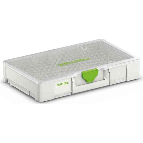 Boîte rangement outils Systainer 508x296x89mm, coffret empilable avec couvercle transparent (1/5)