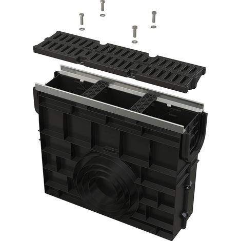 Alcadrain AVZ103R-R403 Servicebox für Entwässerungsrinne (1/4)