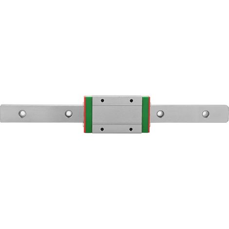 Rail de guidage linéaire LML15H, longueur 200 mm, avec 1 bloc coulissant d'extension. (1/5)