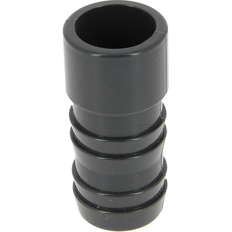 Embout PVC pression à coller mâle Ø32 cannelé Ø30