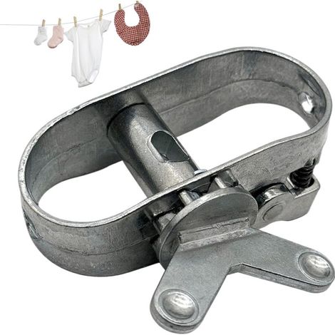Tendeur de câble Irovami Mini en alliage de zinc 7,9 x 2 x 6,4 cm, cliquet ergonomique, idéal pour les cordes à linge de piscine clôturées. (1/5)