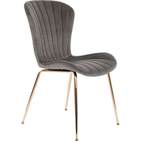 Silla Poliester Metal 54X49X84 Gris Claro MB207839 (1/5)