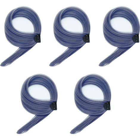 Mèches Clipées - Cheveux Humains - Pour Coloration Temporaire et Effet Mèches - Adaptées aux Femmes et Filles - Lot de 10 (1/5)