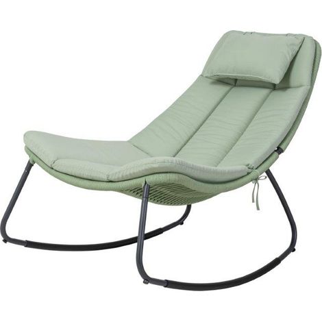 Giardini di Maggio Poltrona Dondolo Dalia Verde 126x95x90 cm Outdoor