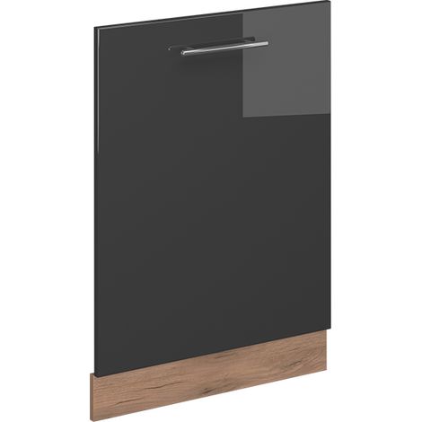 Pannello frontale della lavastoviglie Fame-Line, Antracite lucido, 60 cm senza piano di lavoro, Vicco