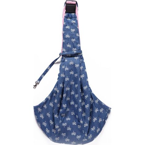 Sac Porteur Pour Animal De Compagnie - Sac À Dos Réversible En Tissu Respirant - Pour Chien Ou Chat Petit Taille - 45 X 27 X 75 Cm - 1 Pièce (1/5)