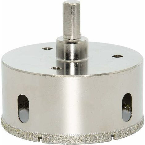 Scie cloche diamantée 75 mm pour maçonnerie, céramique, granit, marbre – (1/5)