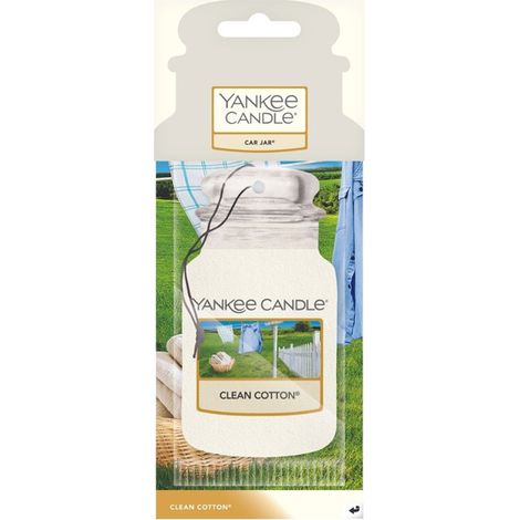 YANKEE CANDLE Bougie Pot Parfum d'ambiance Coton clair 15 g (1/2)