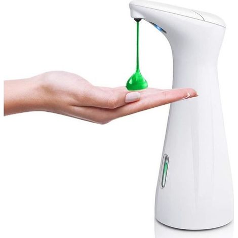 (blanc)Distributeur de Savon Automatique,Distributeur Savon Liquide AutomatiquTouchless avec Capteur Infrarouge pour Cuisine/Salle de Bain (1/4)