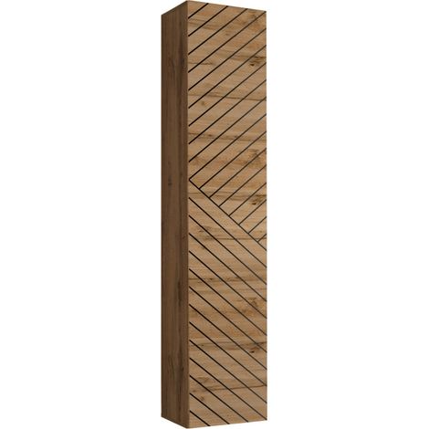 Colonne murale "Switch" en bois - Beige - H 180 x L 30 x P 30 cm - Livraison gratuite