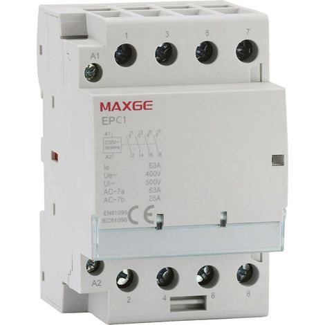 Contactor MAXGE 4P-63A-230V AC 2NC+2NO