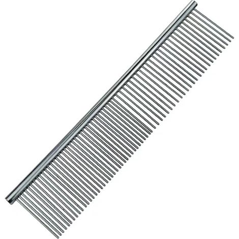 Peigne en acier inoxydable pour chien, brosse de toilettage pour animaux de compagnie, outils de toilettage pour animaux de petite, grande et moyenne (1/5)