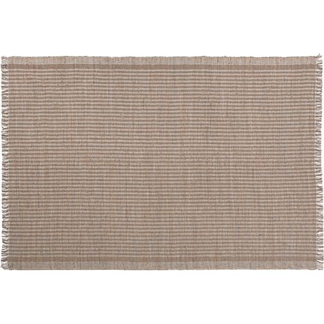 Tapis en coton marron au style classique - marron (1/4)