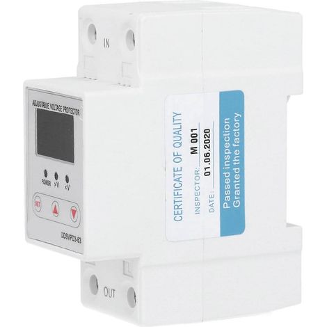 DDSVPD363 Einstellbares, selbstwiederherstellendes, automatisches Rücksetz-Spannungsschutzgerät 220V (63A)