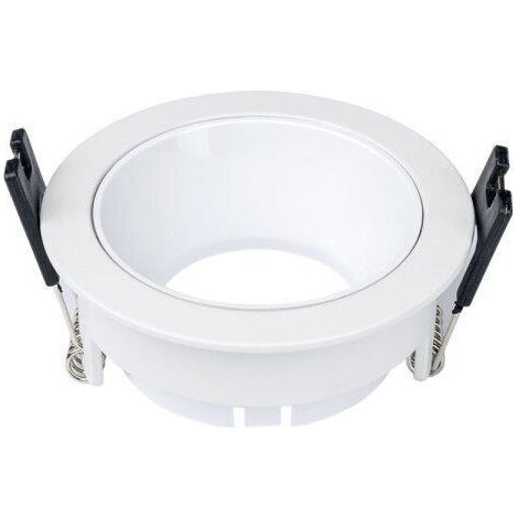 Spot LED Rotondo in alluminio BIANCO - GU10 - IP20 - 35W max - Design moderno