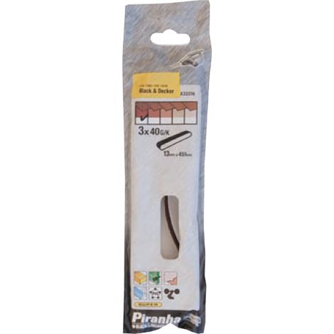 3 rubans de corindon grain 60 mm 13x451 piranha X33311 pour limes A lectriques