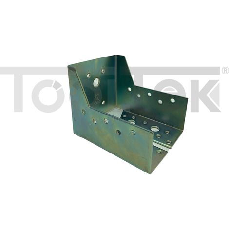 PIASTRA SUPPORTO PER TRAVI TIPO CHIUSO 80x100mm ACCIAIO ZINCATO (1/2)